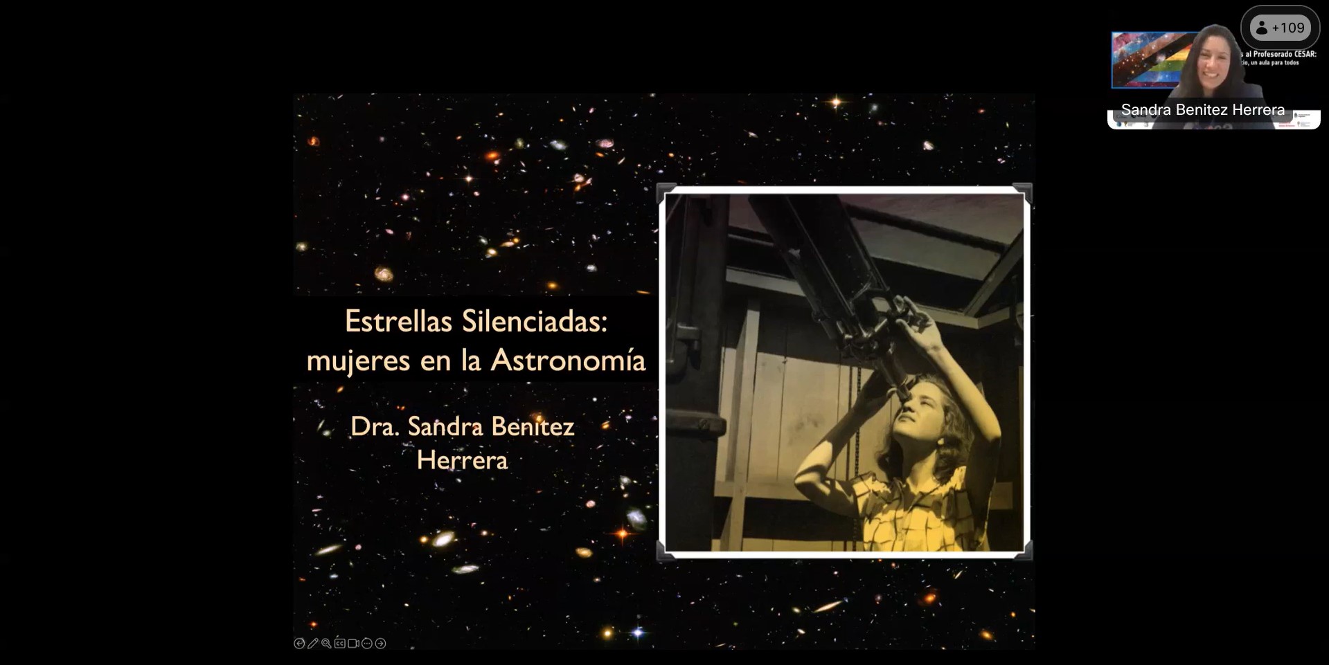 Ponencia de Sandra Benítez en el curso de Diversidad Científica