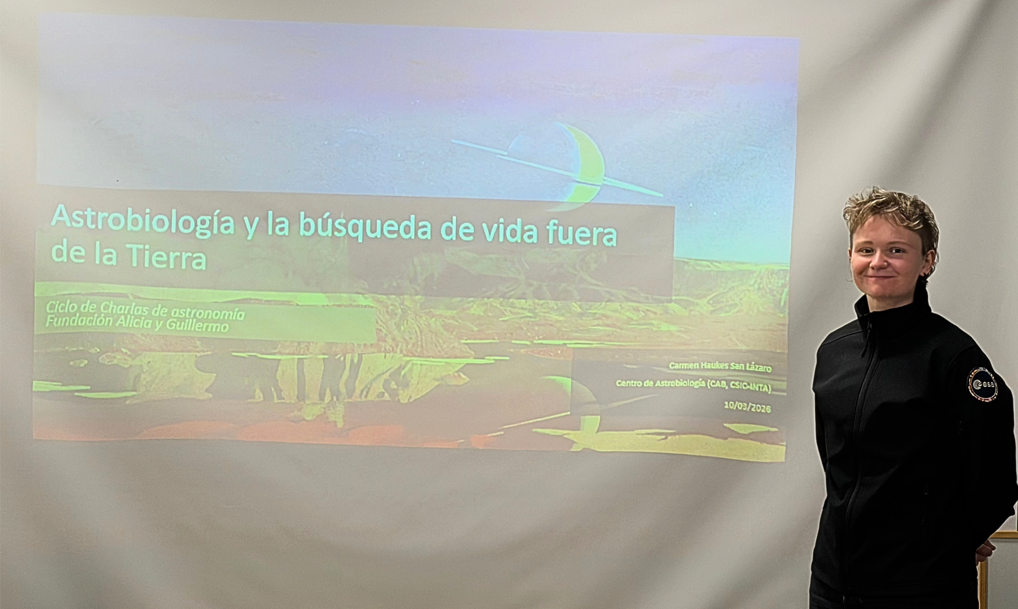 Charla astrobiología