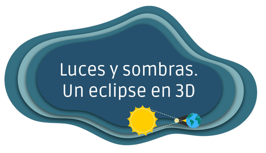 Luces y sombras. Un eclipse en 3D